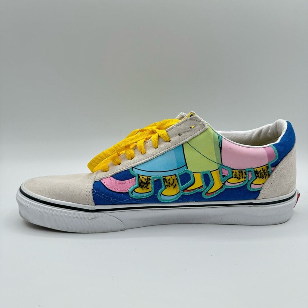 Vans x Simpsons Old Skool The Bouviers Multicolor Low Top Sneakers Men’s Size 10 - Picture 5 of 9